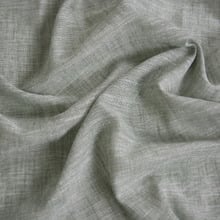 Custom Burano Linen-Blend Sheer S-Fold Single Panel Curtain & Track Set